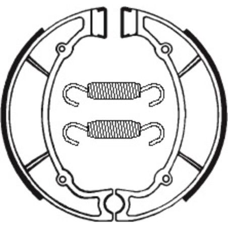 Zapatas de freno Tecnium BA063 - motoscamaralweb.com