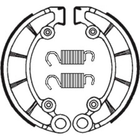 Zapatas de freno Tecnium BA072 - motoscamaralweb.com