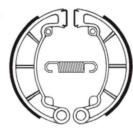 Zapatas de freno Tecnium BA088 - motoscamaralweb.com
