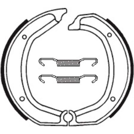 Zapatas de freno Tecnium BA139 - motoscamaralweb.com