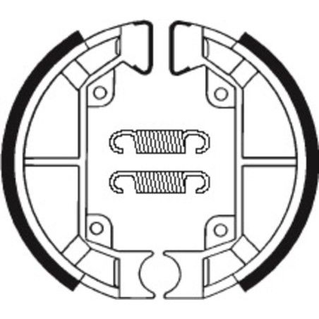 Zapatas de freno Tecnium BA187 - motoscamaralweb.com