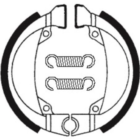 Zapatas de freno Tecnium BA193 - motoscamaralweb.com