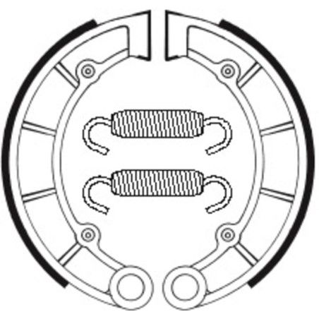 Zapatas de freno Tecnium BA197 - motoscamaralweb.com