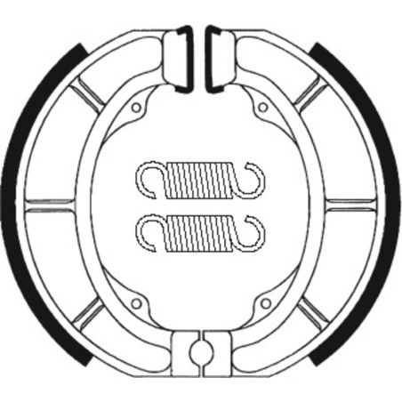 Zapatas de freno Tecnium BA201 - motoscamaralweb.com