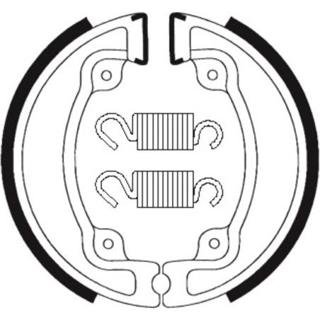 Zapatas de freno Tecnium BA203 - motoscamaralweb.com