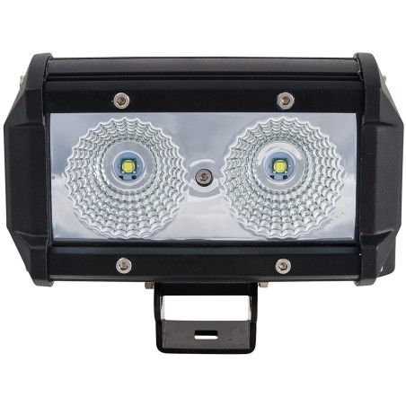 FARO DE TRABAJO RECTANGULAR 2 LED ALTA INTENSIDAD 20W 10-30V 1500 LM-