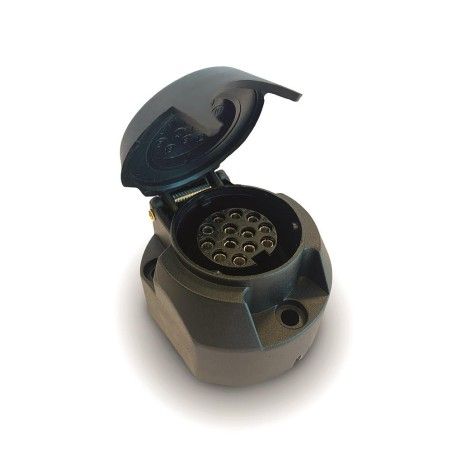 HEMBRA CONEXION REMOLQUE PLASTICO 13 POLOS- motoscamaralweb.com