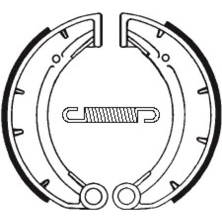Zapatas de freno Tecnium BA172 - motoscamaralweb.com