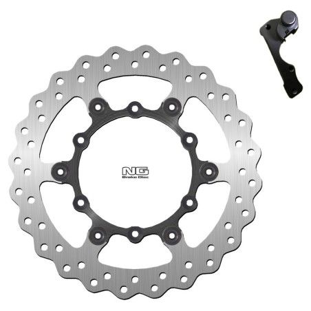 Kit disco de freno sobredimensionado NG BRAKES ondulado flotante - motoscamaralweb.com
