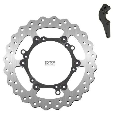 Kit disco de freno sobredimensionado NG BRAKES ondulado flotante - motoscamaralweb.com