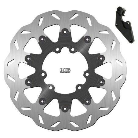 Kit disco de freno sobredimensionado NG BRAKES ondulado flotante - motoscamaralweb.com