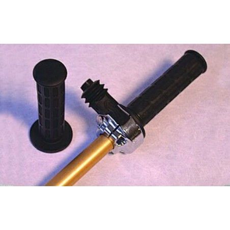 Acelerador Domino bicilindrico cromado 0507.03.60 - motoscamaralweb.com