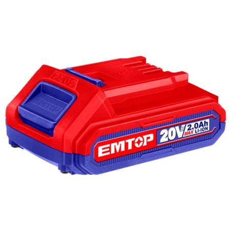 BATERIA 20V 2.0Ah P20S EMTOP - motoscamaralweb.com