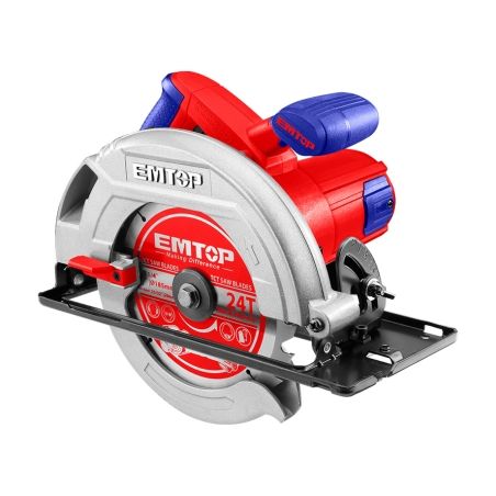 SIERRA CIRCULAR 1600W EMTOP (DISCO 185x20 - INCLUYE 1 DISCO) - motoscamaralweb.com