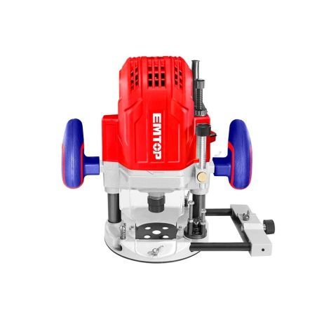 FRESADORA MADERA 1600W EMTOP (INCLUYE DISCO COPIA. GUIA PARALELA Y JUEGO ESCOBILLAS) - motoscamaralweb.com