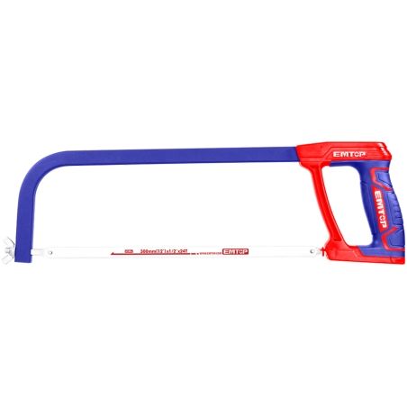 SIERRA METAL 300mm - 12 - MANGO ACOLCHADO EMTOP (INCLUYE 1 HOJA SIERRA 65Mn) - motoscamaralweb.com