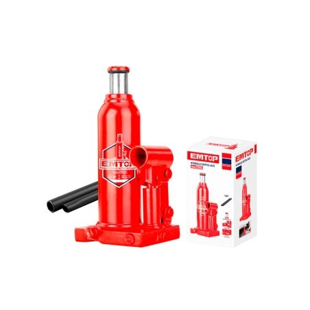 GATO HIDRAULICO 6 TON (210mm 410mm) CON VALVULA SEGURIDAD EMTOP - motoscamaralweb.com