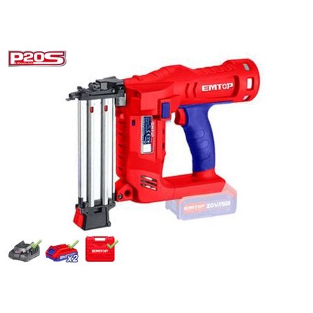 CLAVADORA BATERIA EMTOP 20V P20S (CON 2 BATERIAS 2Ah. CARGADOR. MALETIN) - motoscamaralweb.com