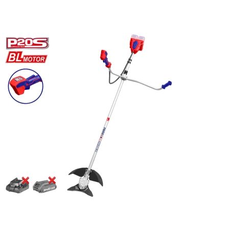 DESBROZADORA BATERIA 40V (20+20) EMTOP - P20S - (NO INCLUYE BATERIA NI CARGADOR) - motoscamaralweb.com