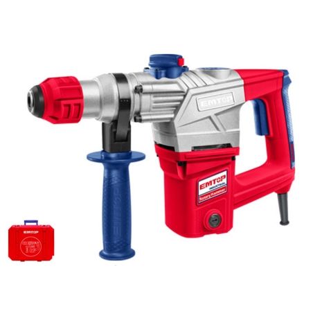 MARTILLO PERCUTOR 1050W 5J EMTOP (TIPO SDS PLUS - 3 BROCAS 2 CINCELES - CON MALETIN) - motoscamaralweb.com