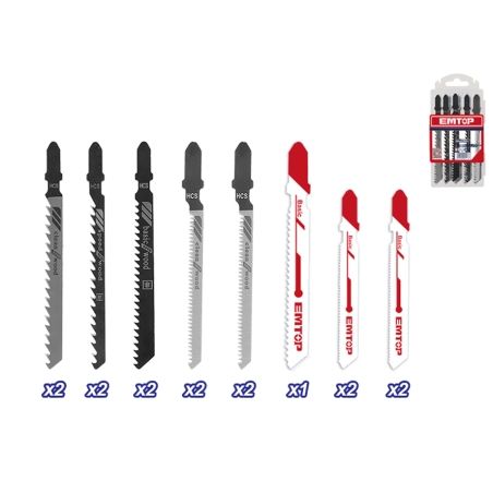 BLISTER RIGIDO 15 SIERRAS CALADORA METAL EMTOP - motoscamaralweb.com