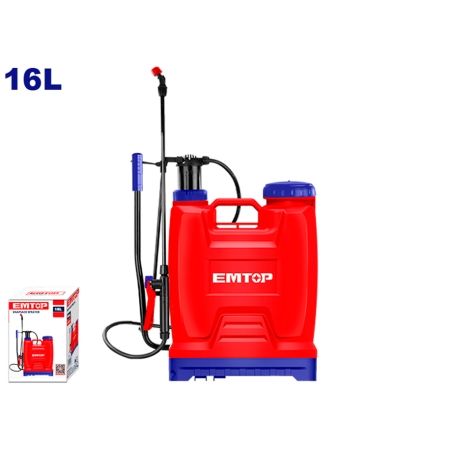 PULVERIZADOR MOCHILA 16L EMTOP - motoscamaralweb.com