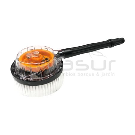 CEPILLO ROTATIVO PARA LIMPIEZA HIDROLIMPIADORA H1500. H1650. H1800 (diametro rosca Ø22mm) - motoscamaralweb.com