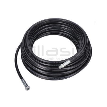 MANGUERA ALTA PRESIÓN PARA DESATASCAR 20M - 1/4 4000PSI - motoscamaralweb.com