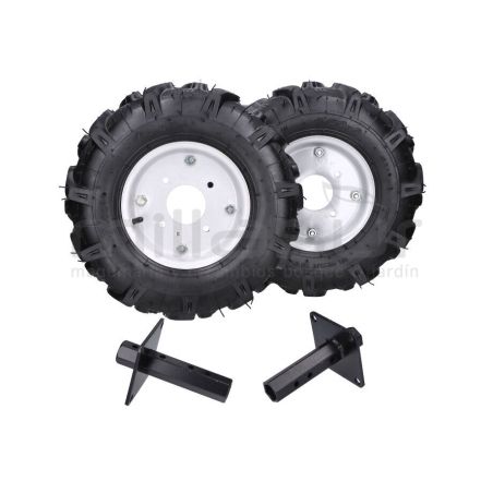 JUEGO RUEDAS COMPLETO 4.00-8 MC509 - AMBOS LADOS - motoscamaralweb.com
