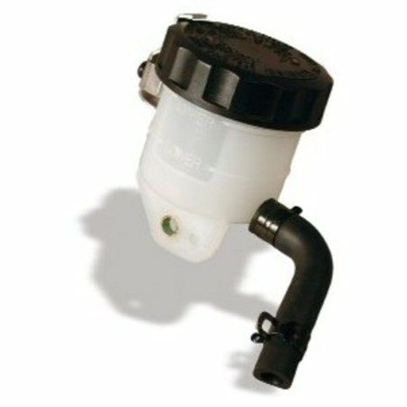 Depósito para bomba de freno NISSIN salida 45º soporte vertical- motos