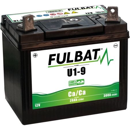 BATERIA CALCIO (CA/CA) U1-9 SIN MANTEN. 28AH ( 195 x 130 x 180 ) +IZQ. - motoscamaralweb.com