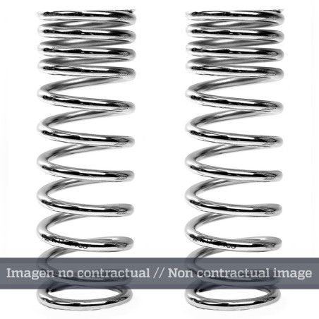 Muelle de amortiguador trasero YSS progresivo cromado 46-17-25-200- mo