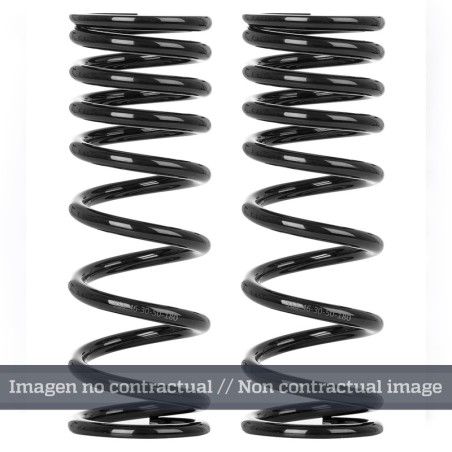 Muelle de amortiguador trasero YSS progresivo negro 46-20-30-180- moto