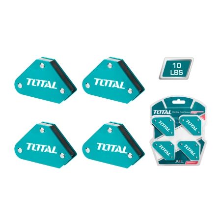 4 MINI SOPORTES MAGNETICOS PARA SOLDAR (7x4.2x1.2MM 4.5KG) TOTAL - motoscamaralweb.com