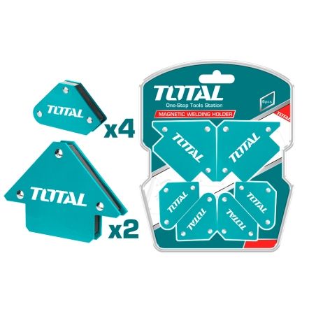 6 ESCUADRAS MAGNETICAS SOLDAR (2x3 11.5KG - 4xMini 4.5KG) TOTAL - motoscamaralweb.com