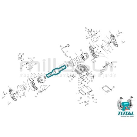 ROTOR ESMERIL TBG15015 - motoscamaralweb.com