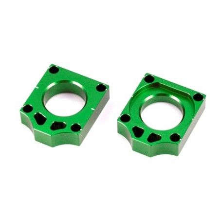 Tensores de eje trasero Kawasaki verde V PARTS - motoscamaralweb.com