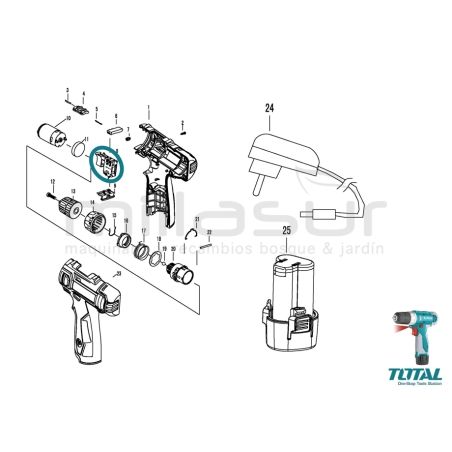 INTERRRUPTOR TALADRO TDLI228120 - motoscamaralweb.com