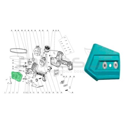 TAPA CADENA TGSLI2068 TOTAL - motoscamaralweb.com