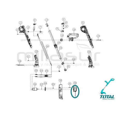 CABEZAL CORTE CORTABORDES TGTLI20018 (32) - motoscamaralweb.com