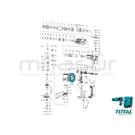 REGULADOR VELOCIDAD MARTILLO DEMOLICION TH215002 ( 101) - motoscamaralweb.com