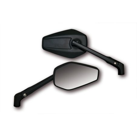 Retrovisor de manillar HIGHSIDER smart Booster - negro - motoscamaralweb.com
