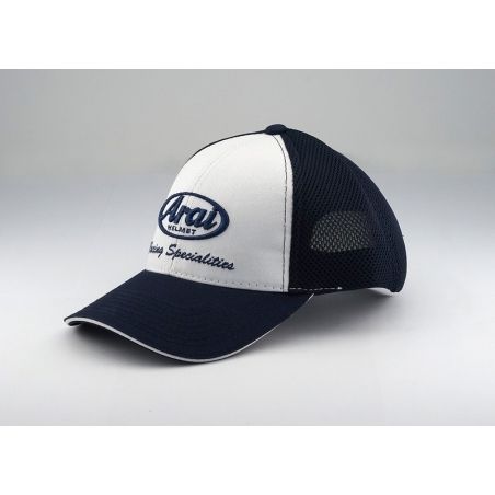 ARAI Mesh Baseball Cap Blue/White - motoscamaralweb.com