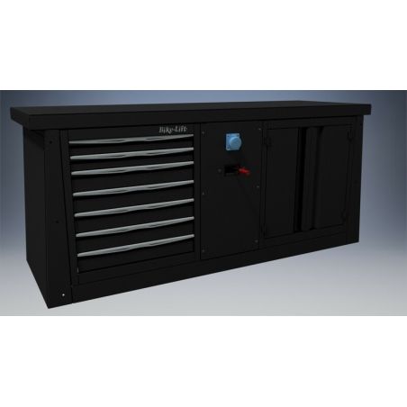 MUEBLE 2M 7 CAJONES/AIRE-ELECTRICIDAD/ARMARIO BIKE LIFT - MF-BL2000+M1+M8+M10 - motoscamaralweb.com