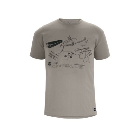 Camiseta Montesa Exploded Retro | Motos Camaral