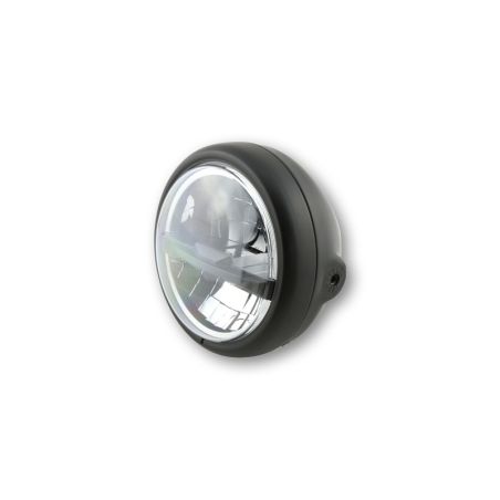 Faro delantero LED HIGHSIDER pro Pecos Type 5 - 5 3/4 inch - negro - motoscamaralweb.com
