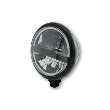 Faro delantero LED HIGHSIDER pro Bates Style Type 5 - 5 3/4 inch - negro - motoscamaralweb.com