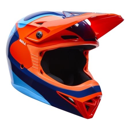 Casco BELL MX-10 Mips - Wave Orange/Blue - motoscamaralweb.com