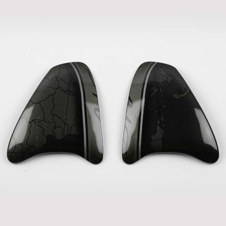 Cubiertas laterales ARAI (Sistema VAS-Z). HARADA TOUR Negro - motoscamaralweb.com