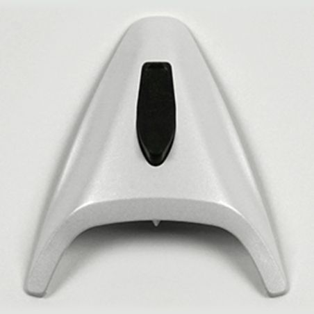 Ventilación frontal Central ARAI (DELTA DUCT-5). Blanco Mate - motoscamaralweb.com